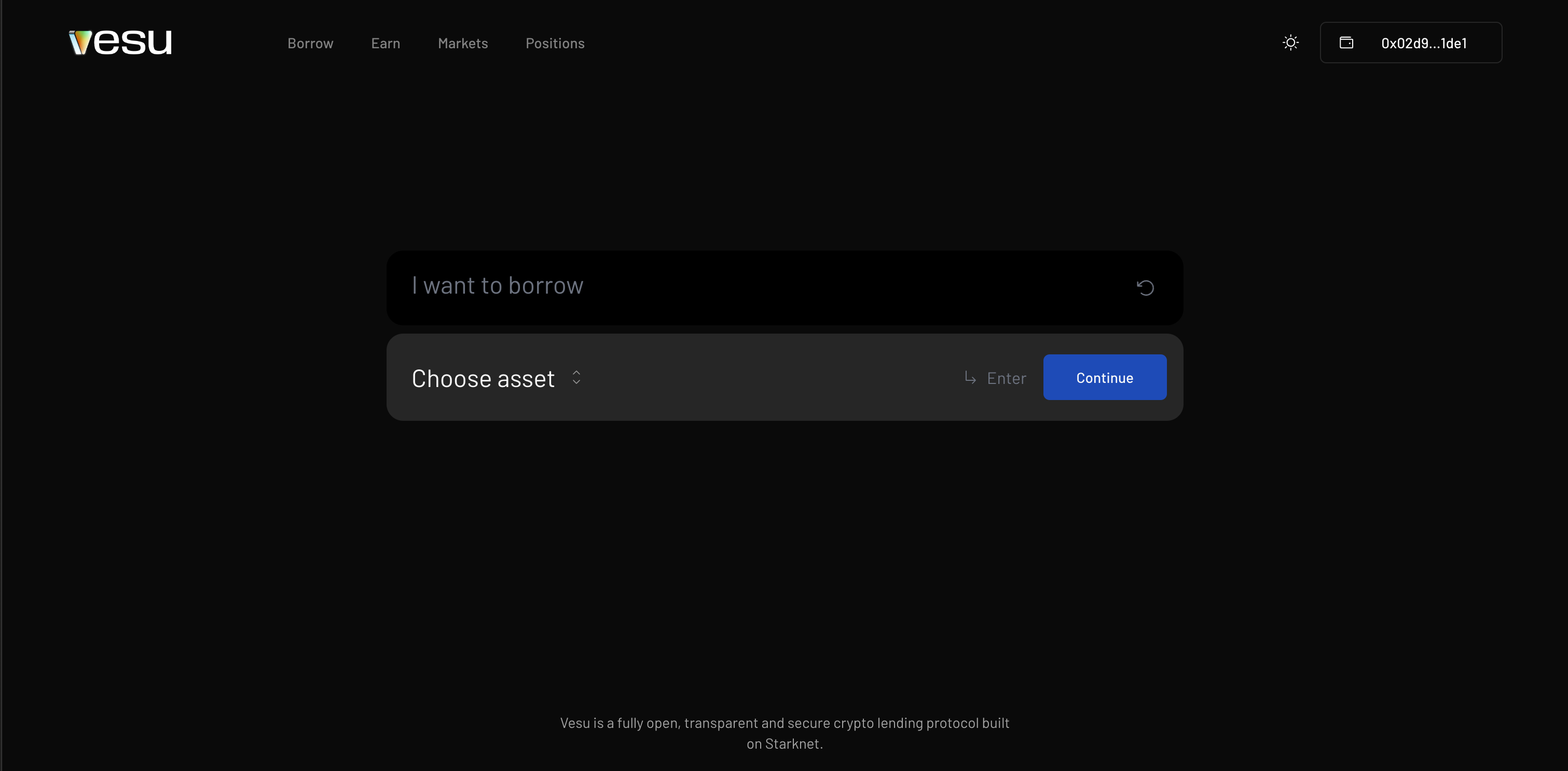 Select asset