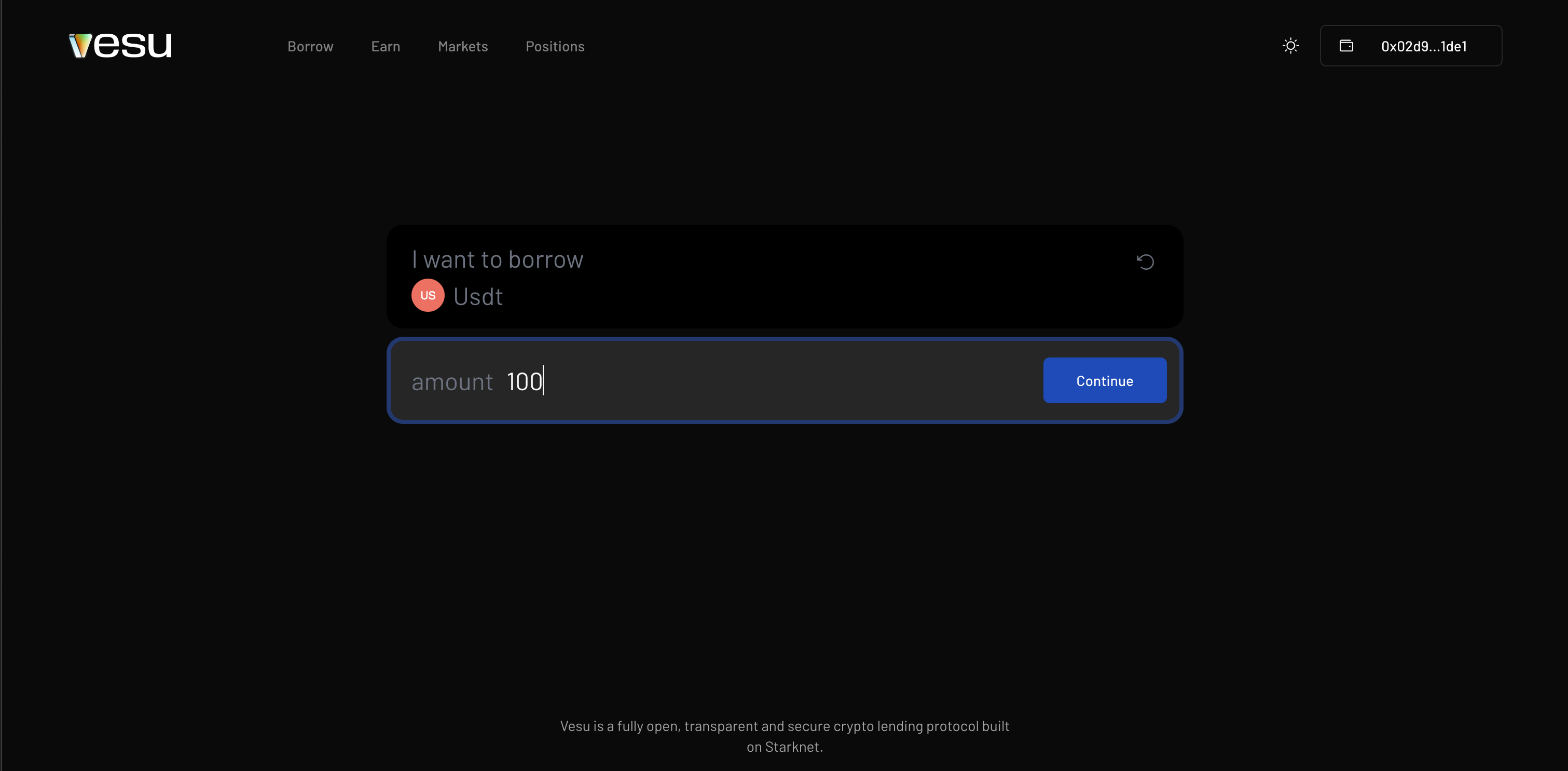Insert amount