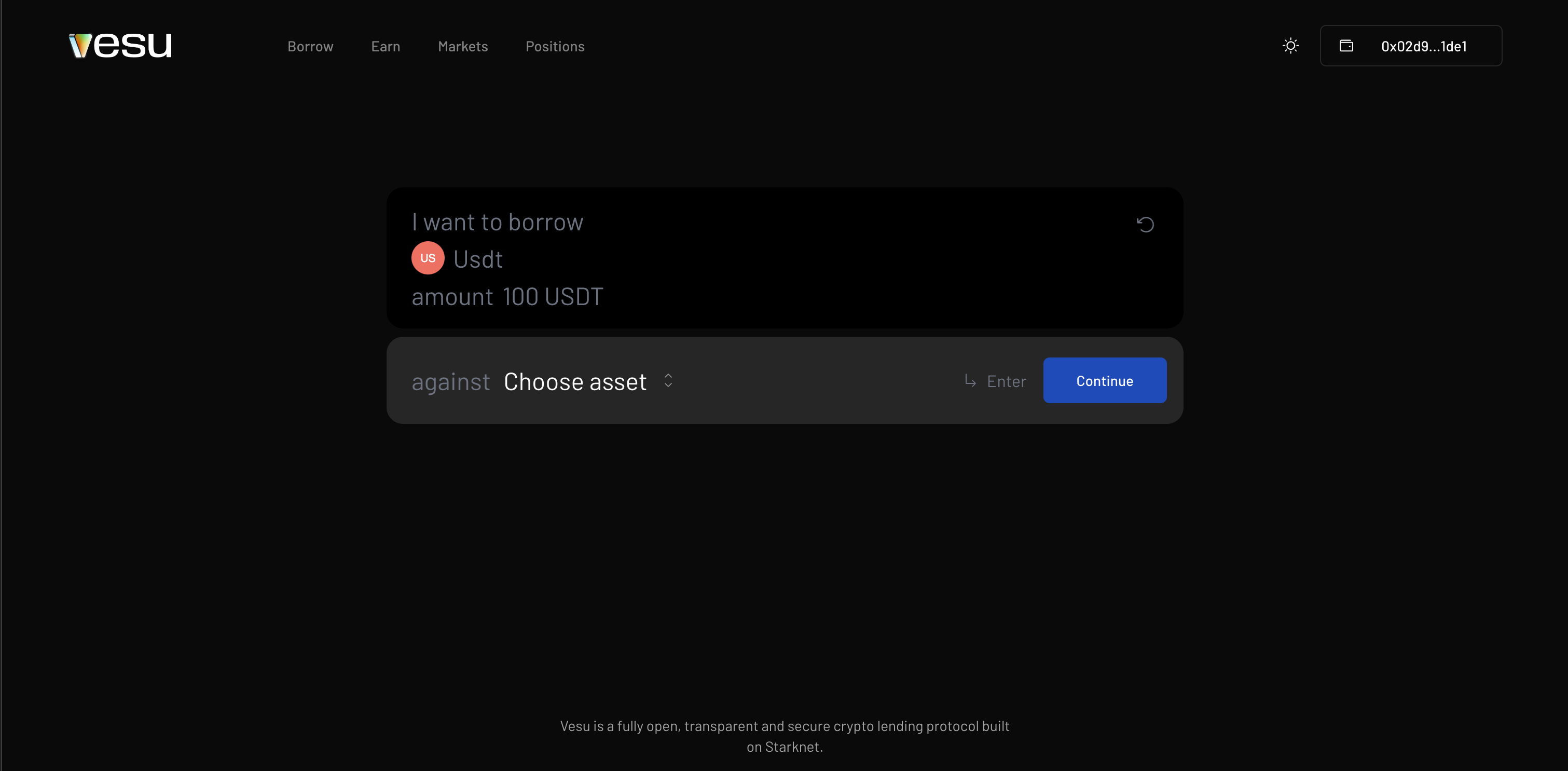 Select asset